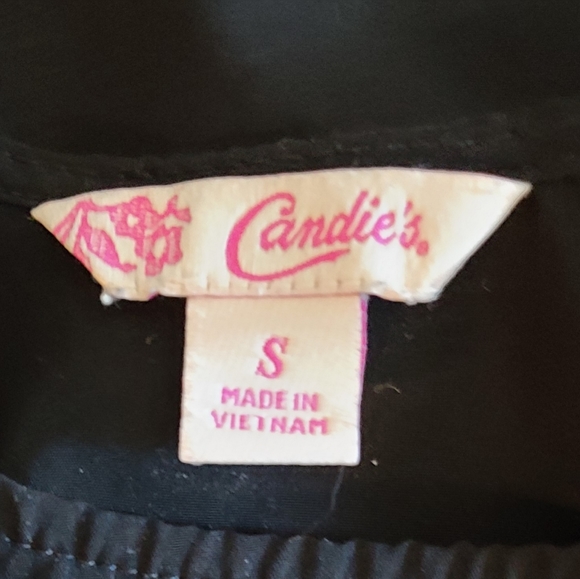 Candies Black Dress size Small has pockets very cute dress. Gently used. - Picture 2 of 8